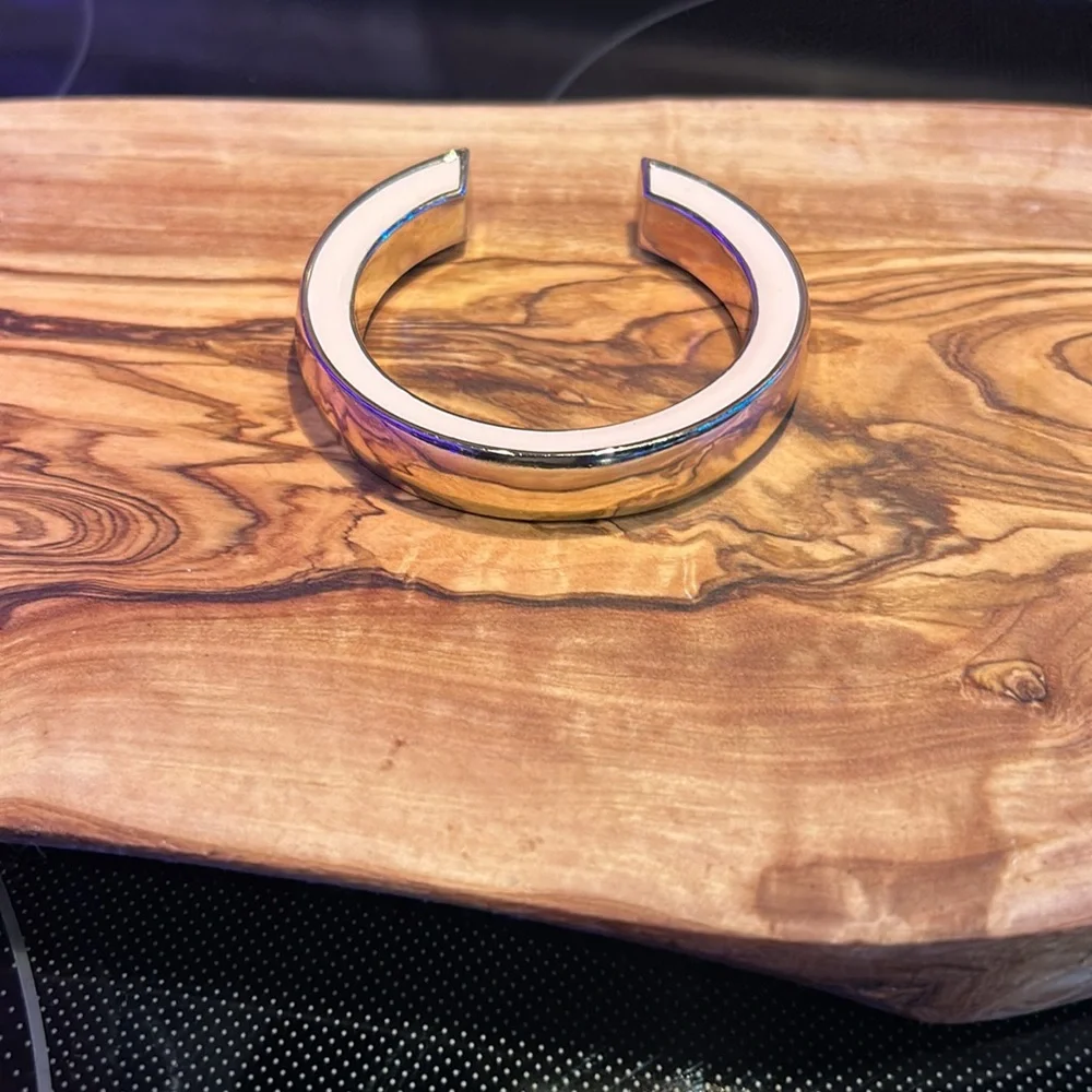 J. Crew Gold and pink Bracelet, 3”